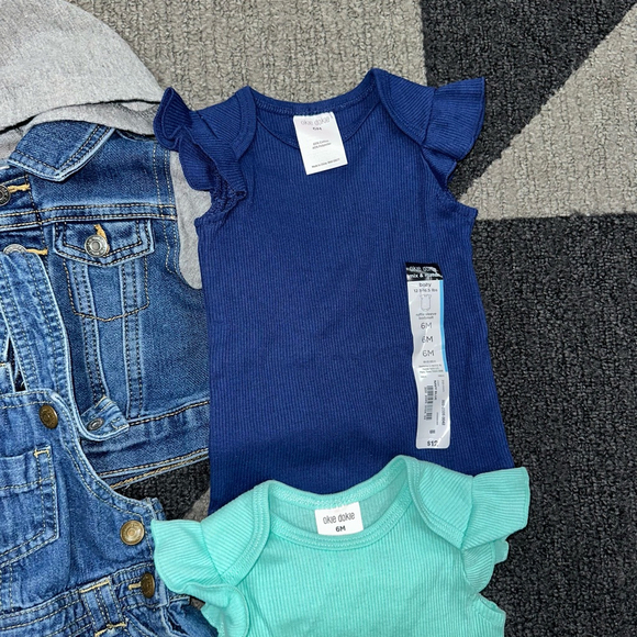 Lot of 8 assorted baby girl 6 month bundle some NWT - Picture 9 of 11